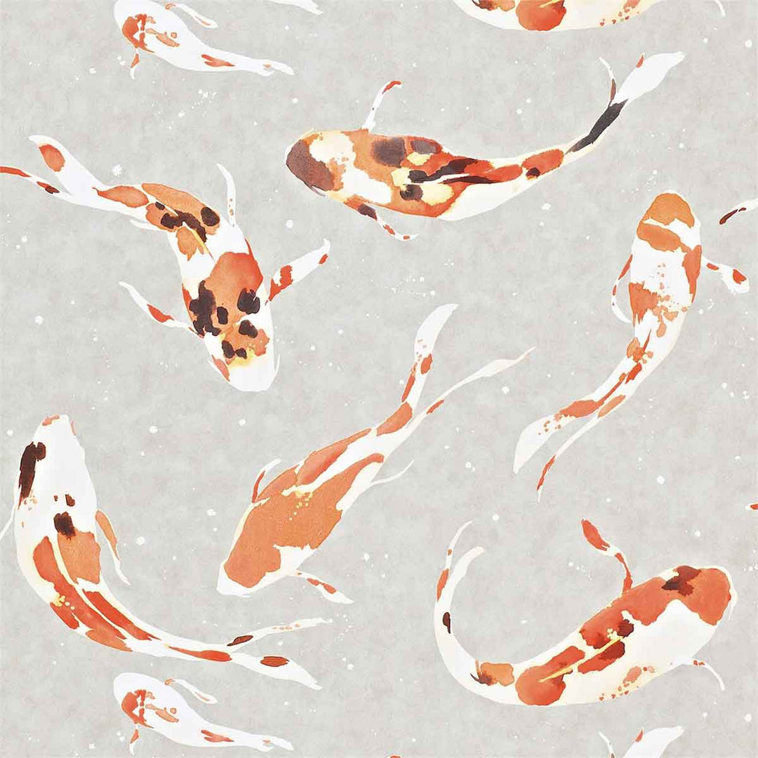 Koi Paprika Wallpaper by Harlequin - 110903 | Modern 2 Interiors