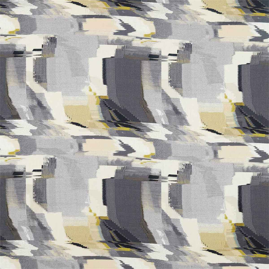 Perspective Charcoal & Gold Fabric by Harlequin - 132792 | Modern 2 Interiors