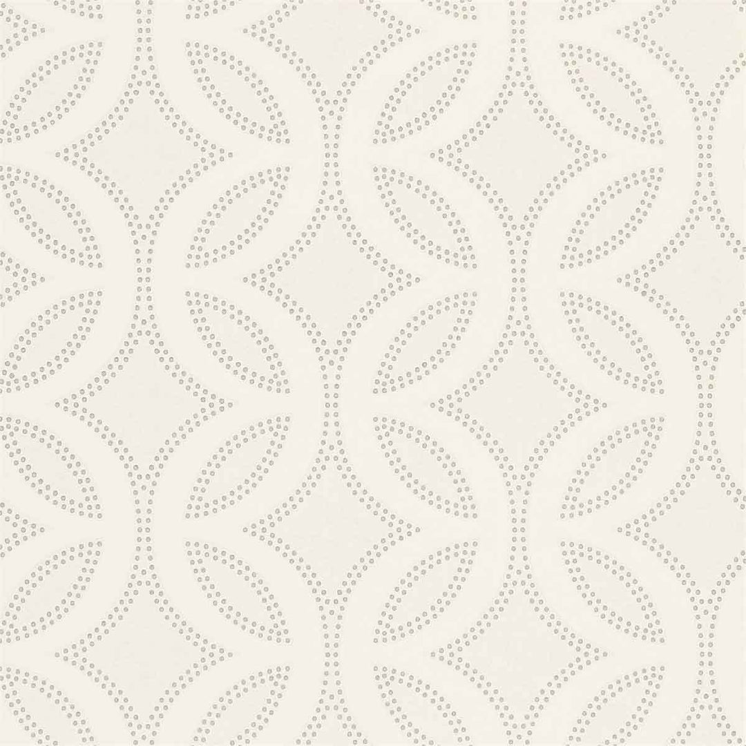 Caprice Chalk Pearl & Silver Wallpaper by Harlequin - 110594 | Modern 2 Interiors