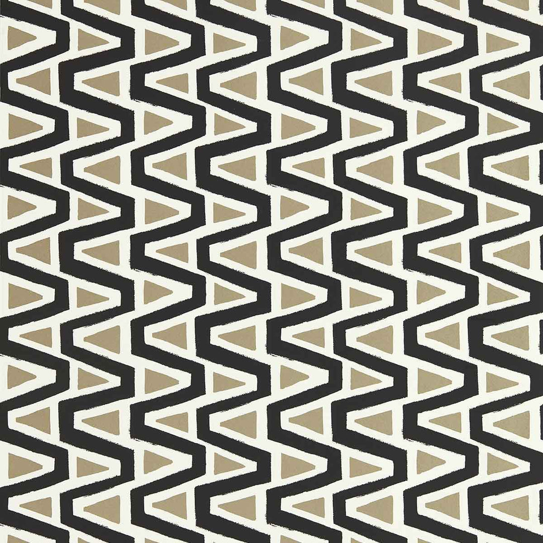 Perception Black Earth & Gilver Wallpaper by Harlequin - 112834 | Modern 2 Interiors