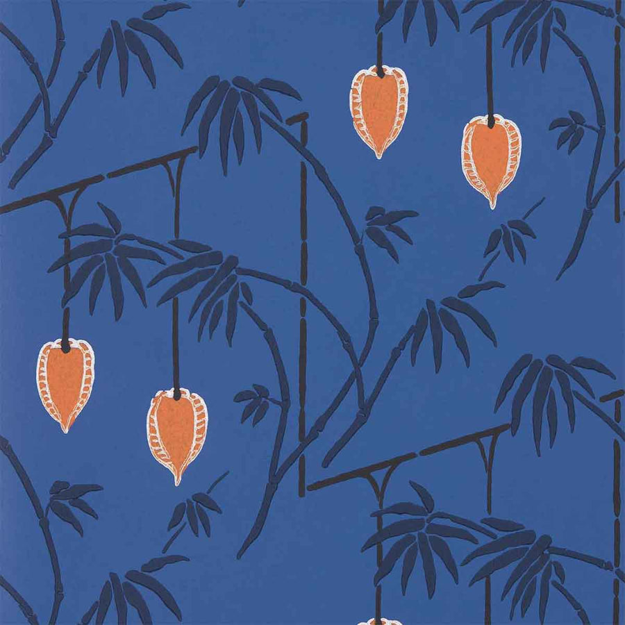 Harlequin Kimiko Wallpaper | Majorelle & Clementine | 112941