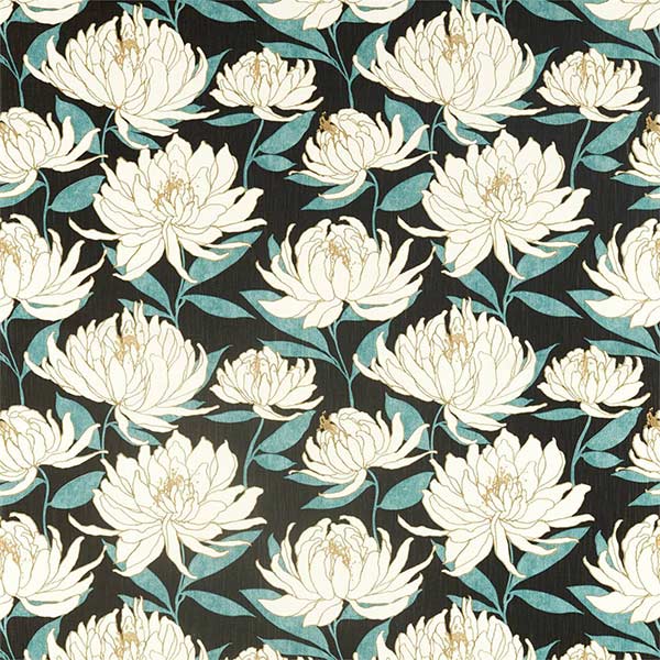 Sebal Midnight/Kingfisher Fabric by Harlequin - 120817 | Modern 2 Interiors