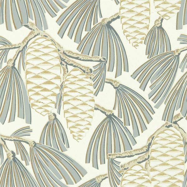 Harlequin Foxley Wallpaper - Platinum & Gold - 112128 | Modern 2 Interiors