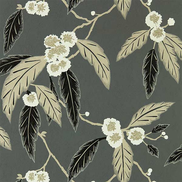 Harlequin Coppice Wallpaper - Ebony, Putty & Snow - 112136 | Modern 2 Interiors