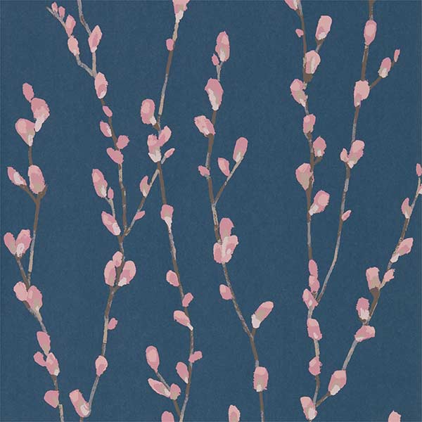 Harlequin Salice Wallpaper - Rose/Navy - 111471 | Modern 2 Interiors