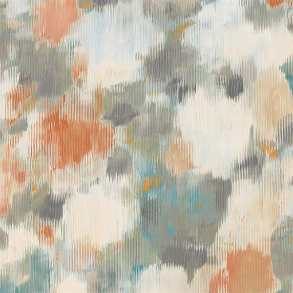 Harlequin Exuberance Wallpaper - Tangerine & Sepia - 111474 | Modern 2 Interiors