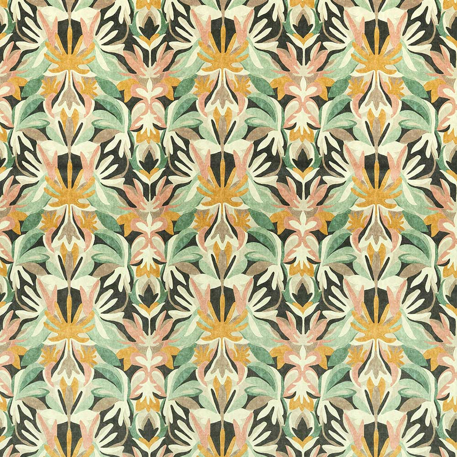 Melora Positano, Succulent & Amber Light Fabric by Harlequin - 120998 | Modern 2 Interiors