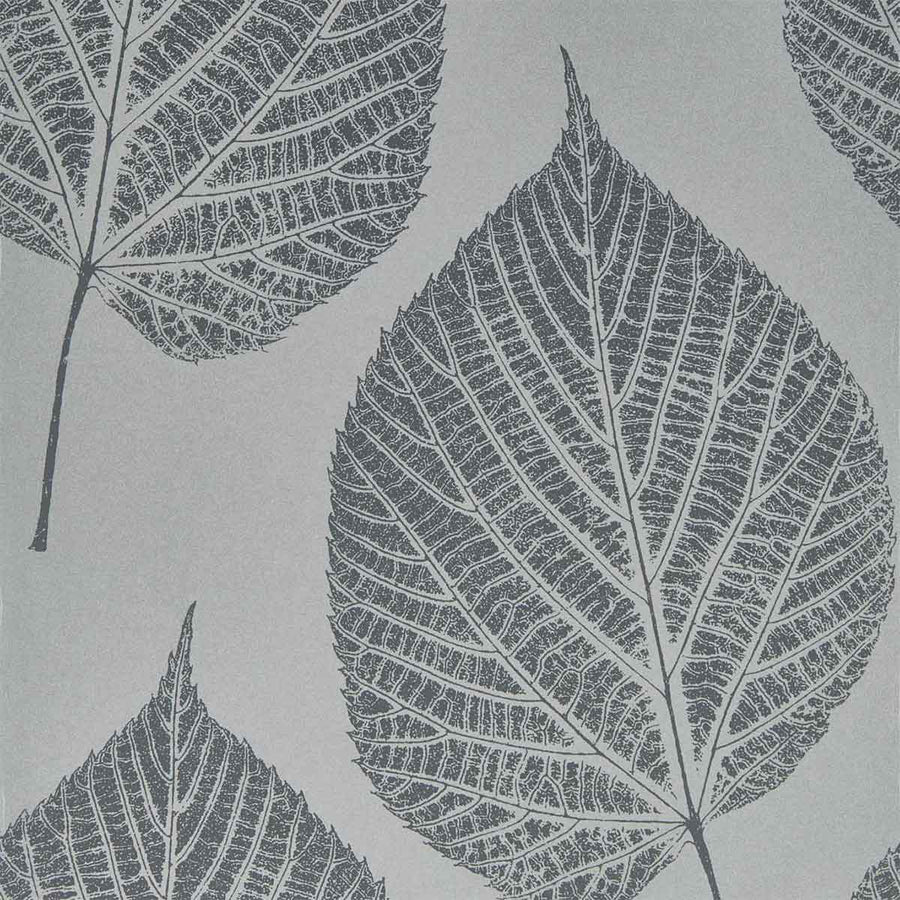 Leaf Slate & Silver Wallpaper by Harlequin - 112608 | Modern 2 Interiors