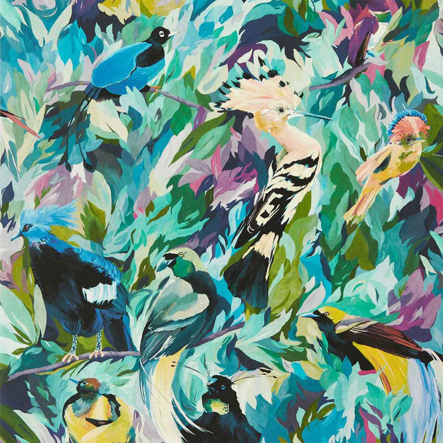 Dance Of Adornment Wilderness & Nectar & Pomegranate Wallpaper by Harlequin - 112763 | Modern 2 Interiors