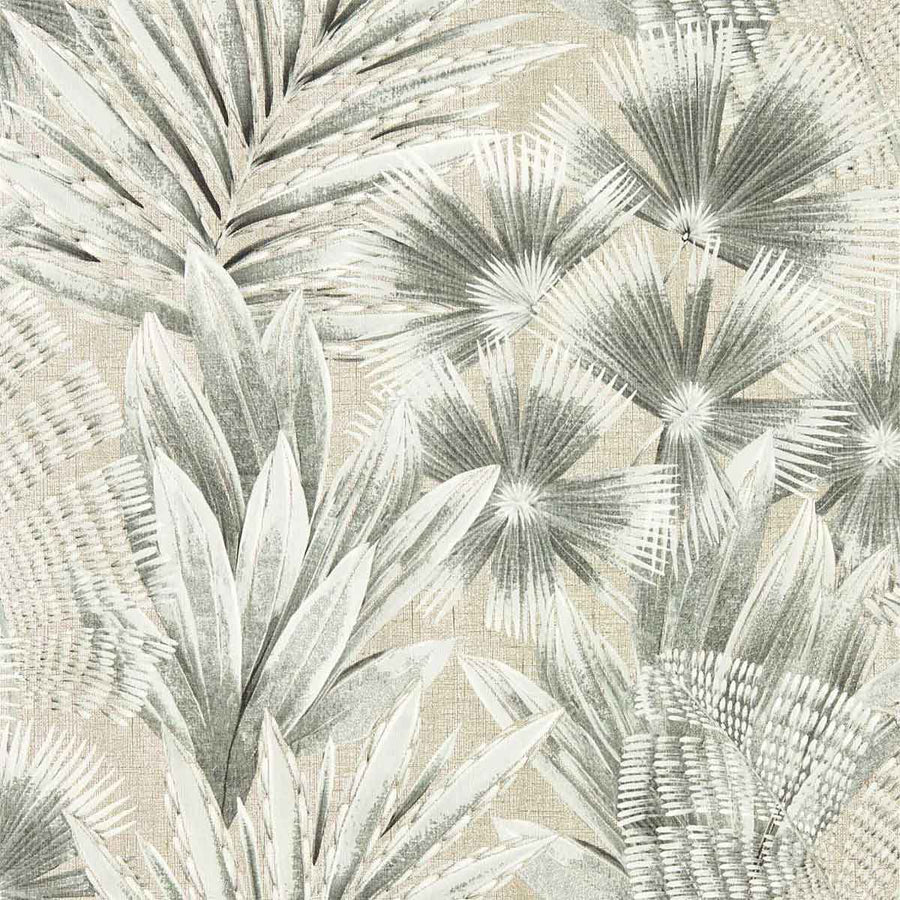 Matupi Gilver & Ebony Wallpaper by Harlequin - 112775 | Modern 2 Interiors