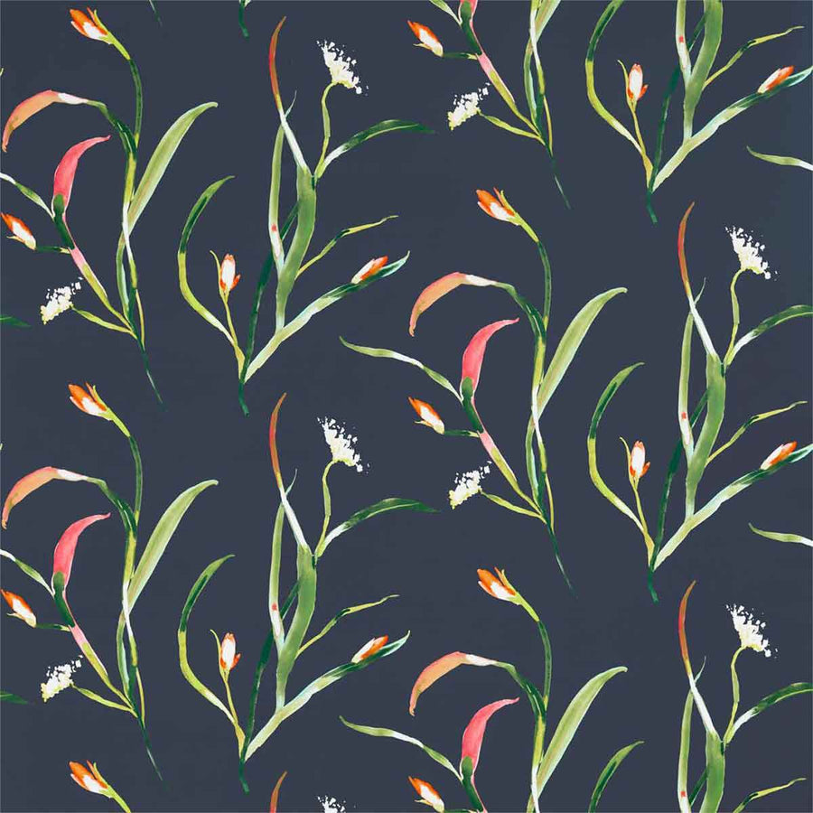 Saona Papaya & Cassis Fabric by Harlequin - 120741 | Modern 2 Interiors