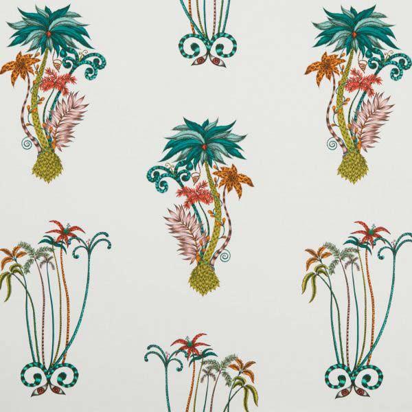 Jungle Palms Jungle Fabric by Emma J Shipley For Clarke & Clarke - F1110/02 | Modern 2 Interiors