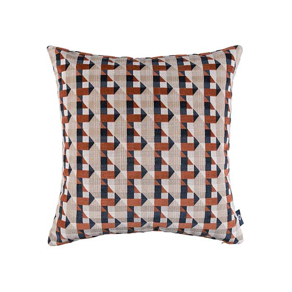 Piccadilly Burnt Orange Cushions by Kirkby Design - KDC5099/11 | Modern 2 Interiors