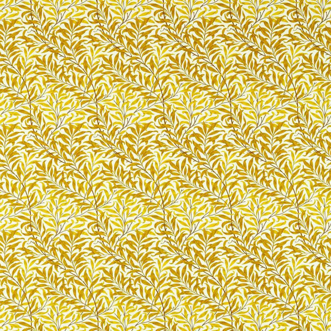 Willow Bough Summer Yellow Fabric by Morris & Co - 226979 | Modern 2 Interiors