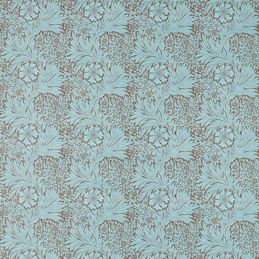 Marigold Sky & Chocolate Fabric by Morris & Co - 226980 | Modern 2 Interiors