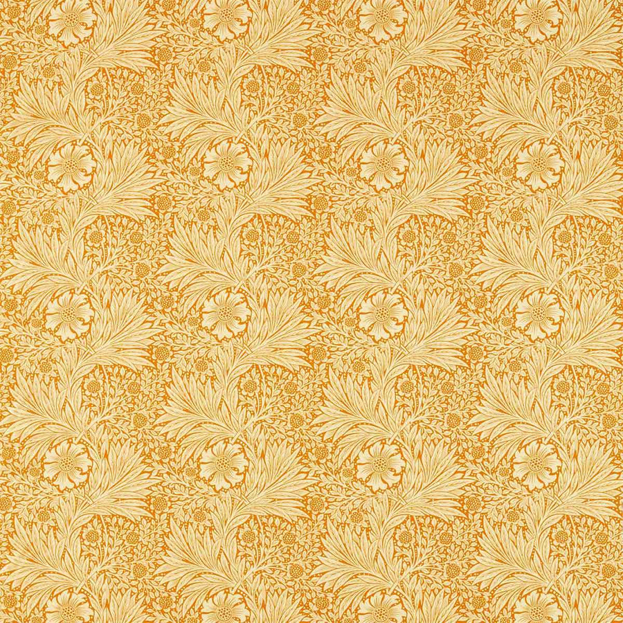 Marigold Cream & Orange Fabric by Morris & Co - 226981 | Modern 2 Interiors