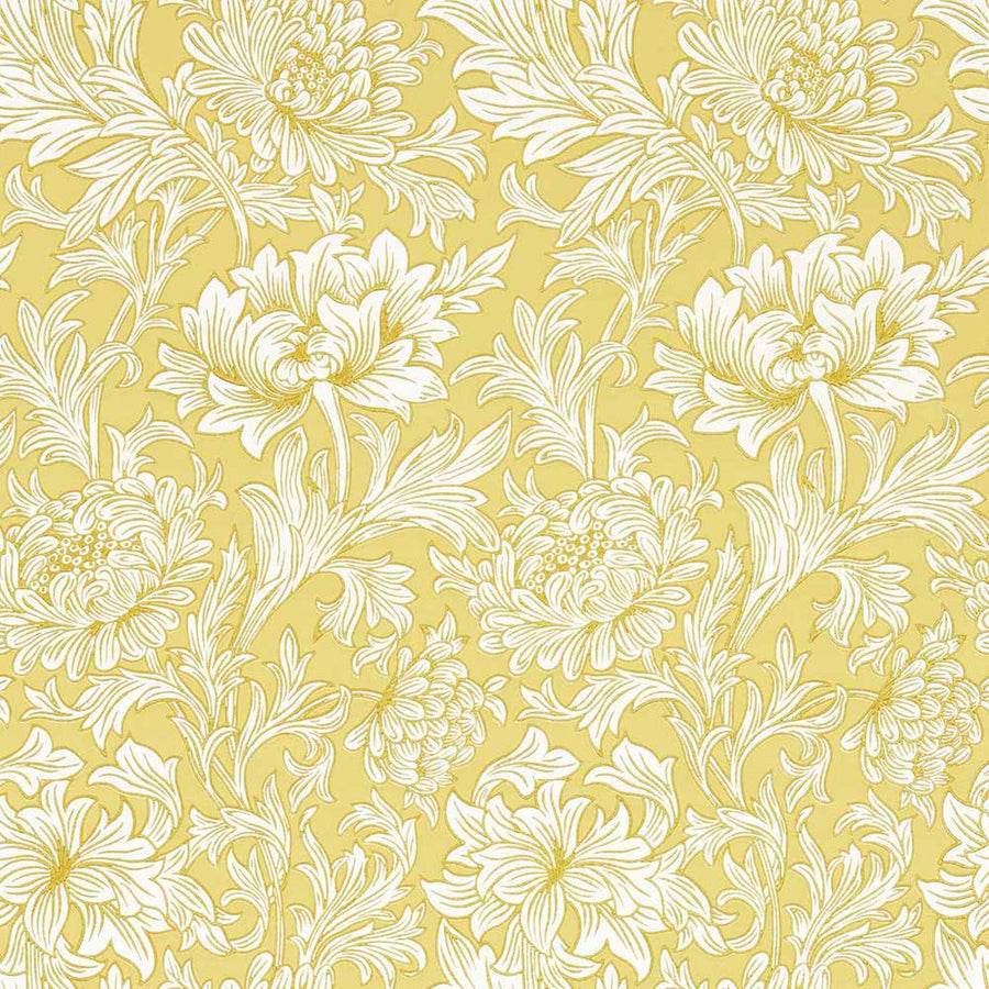 Chrysanthemum Toile Weld Wall Paper by Morris & Co - 217068 | Modern 2 Interiors