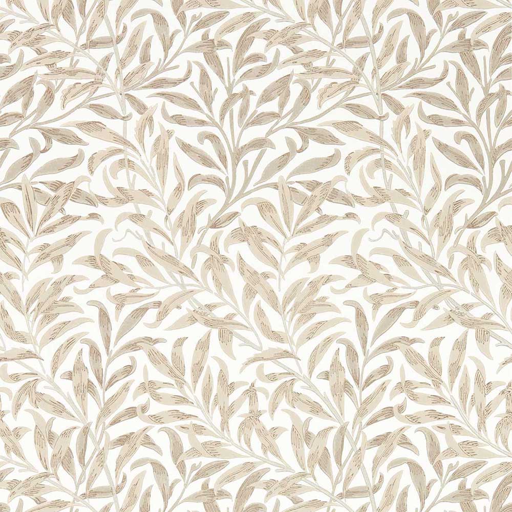 Willow Boughs Linen Wall Paper by Morris & Co - 217082 | Modern 2 Interiors