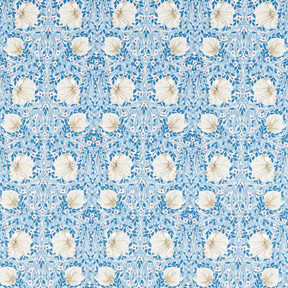 Simply Pimpernel Woad Fabric by Morris & Co - 226901 | Modern 2 Interiors