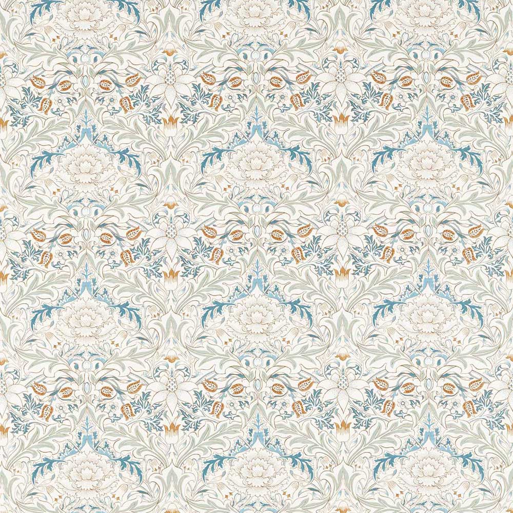 Simply Severn Bayleaf & Annatto Fabric by Morris & Co - 226905 | Modern 2 Interiors
