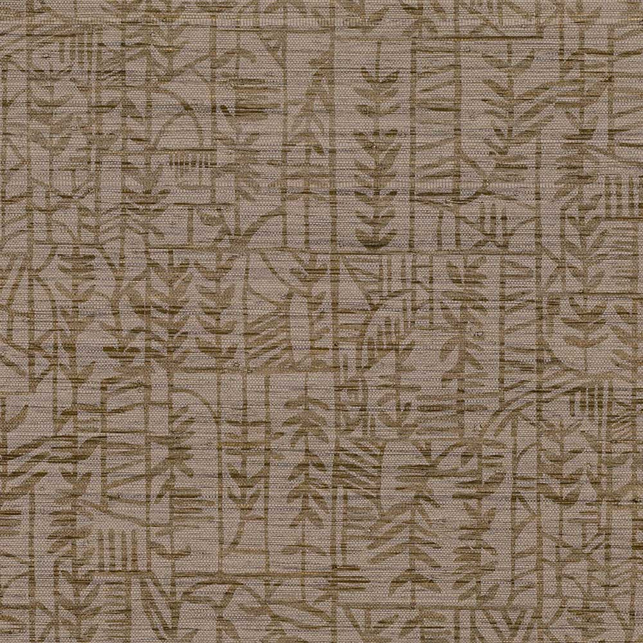 Akata Ochre Wallpaper by Mark Alexander - MW104/04 | Modern 2 Interiors