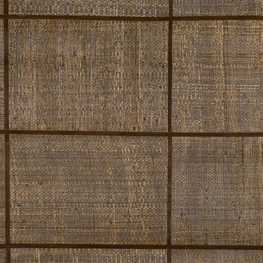 Grid Chestnut Wallpaper by Mark Alexander - MW120/03 | Modern 2 Interiors