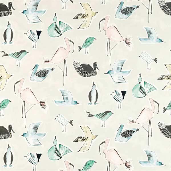 Menagerie Blush Fabric by SCION - 120784 | Modern 2 Interiors