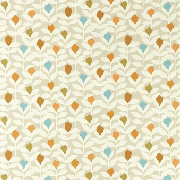 Padukka Tangerine Fabric by SCION - 120875 | Modern 2 Interiors