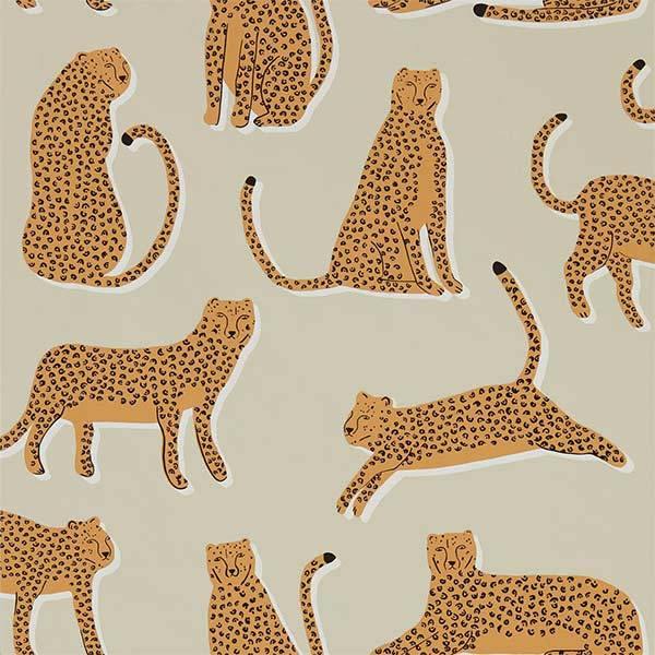 Lionel Ginger Wallpaper by SCION - 112207 | Modern 2 Interiors