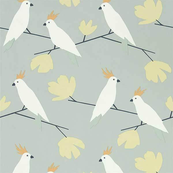 Love Birds Willow Wallpaper by SCION - 112222 | Modern 2 Interiors