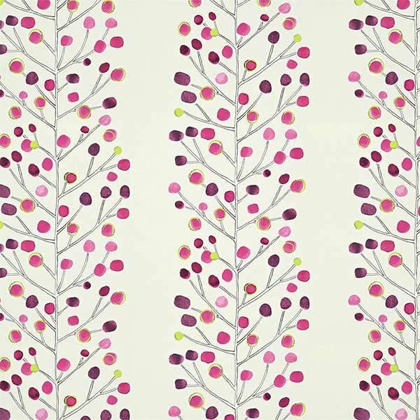 Berry Tree Mink & Plum & Berry & Lime Wallpaper by SCION - 112265 | Modern 2 Interiors
