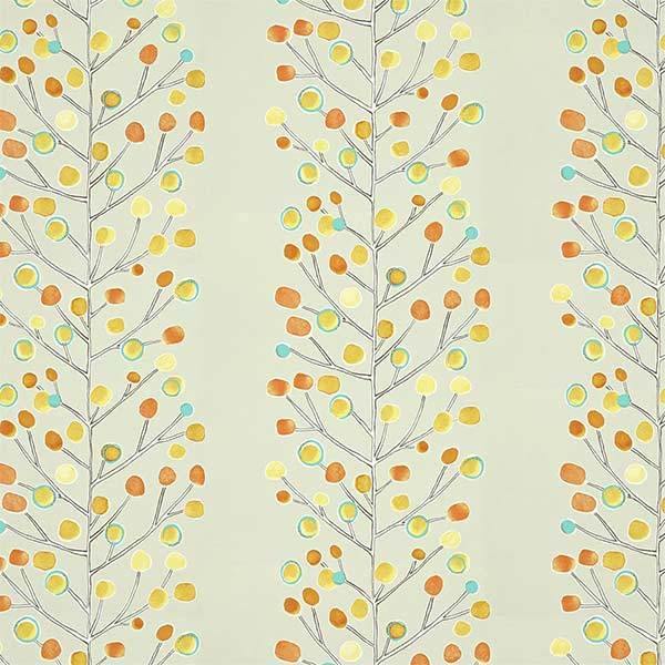 Berry Tree Tangerine & Powder Blue & Lemon Wallpaper by SCION - 112267 | Modern 2 Interiors