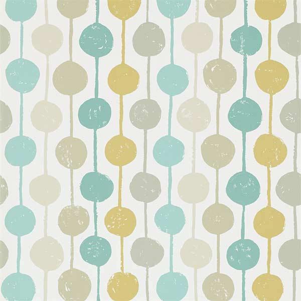 Taimi Seaglass & Chalk & Honey Wallpaper by SCION - 111126 | Modern 2 Interiors