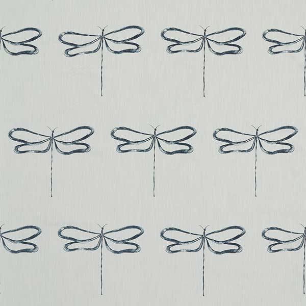 Dragonfly Liquorice Fabric by SCION - 120758 | Modern 2 Interiors