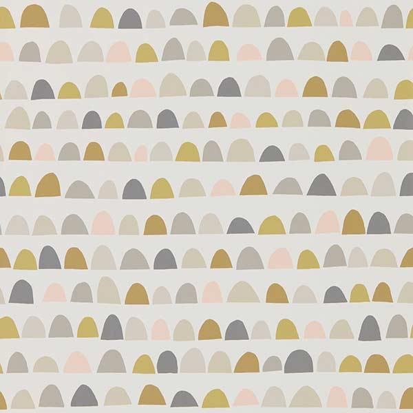 Priya Blush & Honey & Linen Wallpaper by SCION - 111299 | Modern 2 Interiors