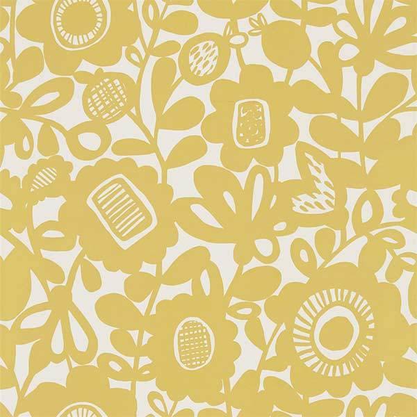 Kukkia Sunshine Wallpaper by SCION - 111512 | Modern 2 Interiors