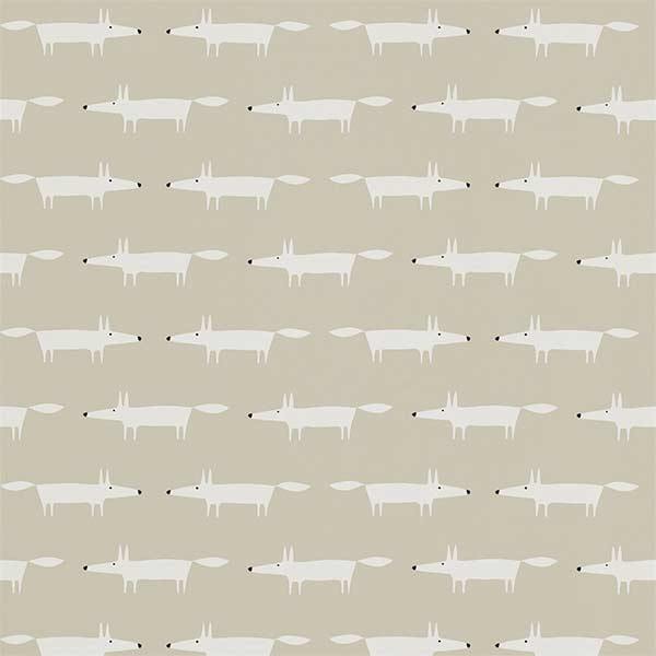 Little Fox Snow Wallpaper by SCION - 110839 | Modern 2 Interiors
