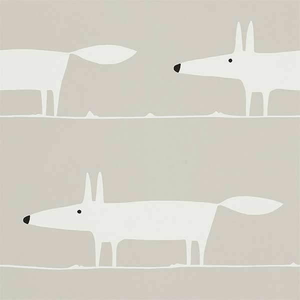 Mr Fox Snow Wallpaper by SCION - 110845 | Modern 2 Interiors