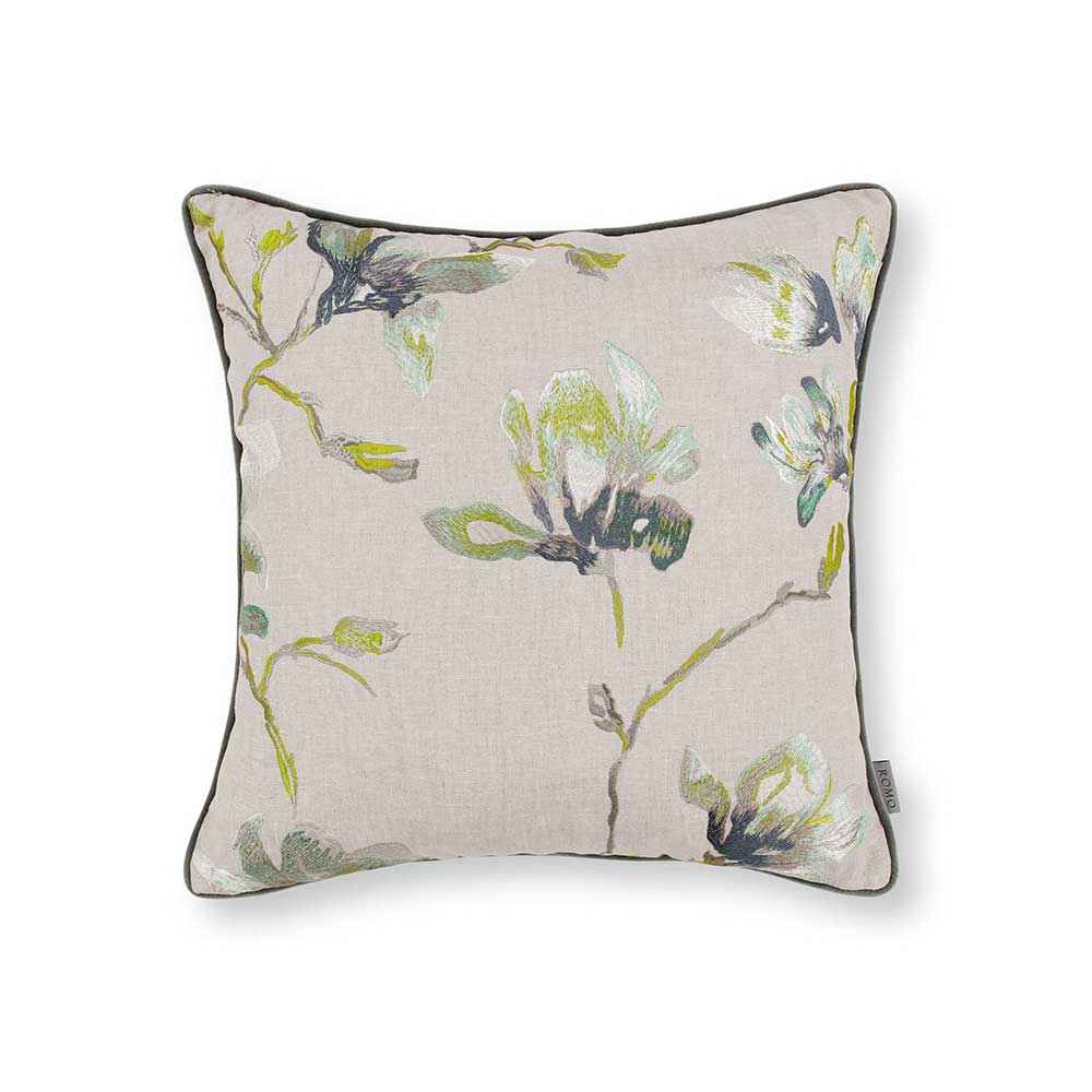 Saphira Embroidery Jade Cushions by Romo - RC736/04 | Modern 2 Interiors