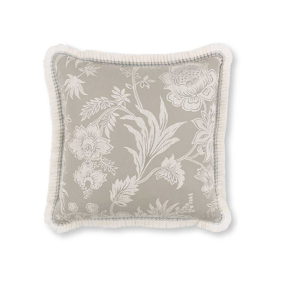 Chiya Jacquard Silver Cushions by Romo - RC754/01 | Modern 2 Interiors