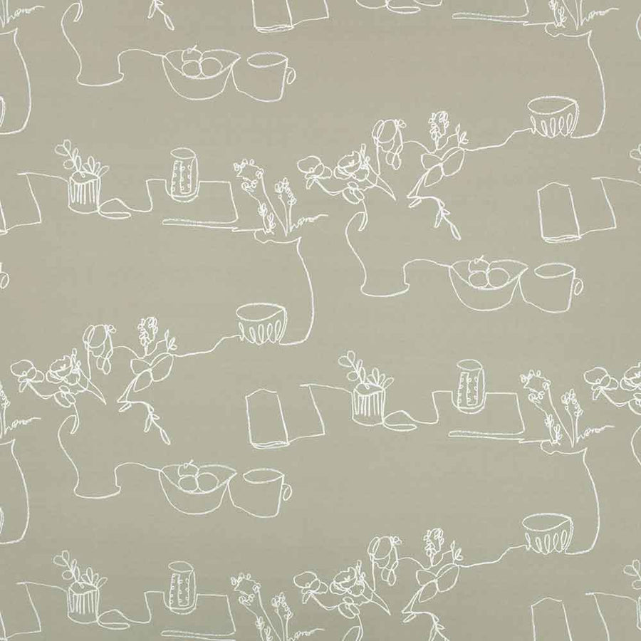 Tabletop Lichen Fabric by Villa Nova - V3472/01 | Modern 2 Interiors