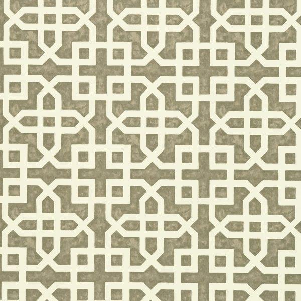 Monserrat Taupe Wallpaper By Clarke & Clarke - W0084/06 | Modern 2 Interiors