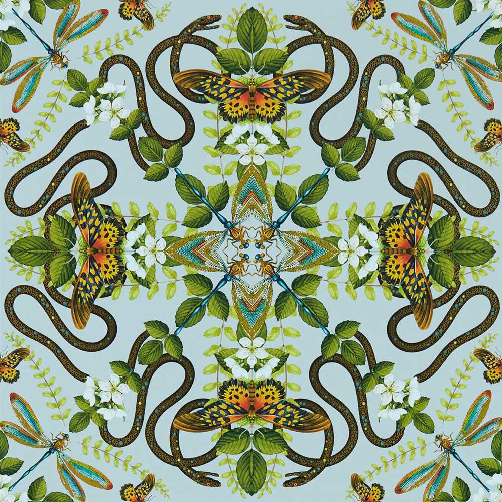 Emerald Forest Smoke Wallpaper by Clarke & Clarke - W0129/04 | Modern 2 Interiors