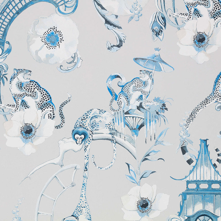 Romo Euphoria Wallpaper | China Blue | W448/05