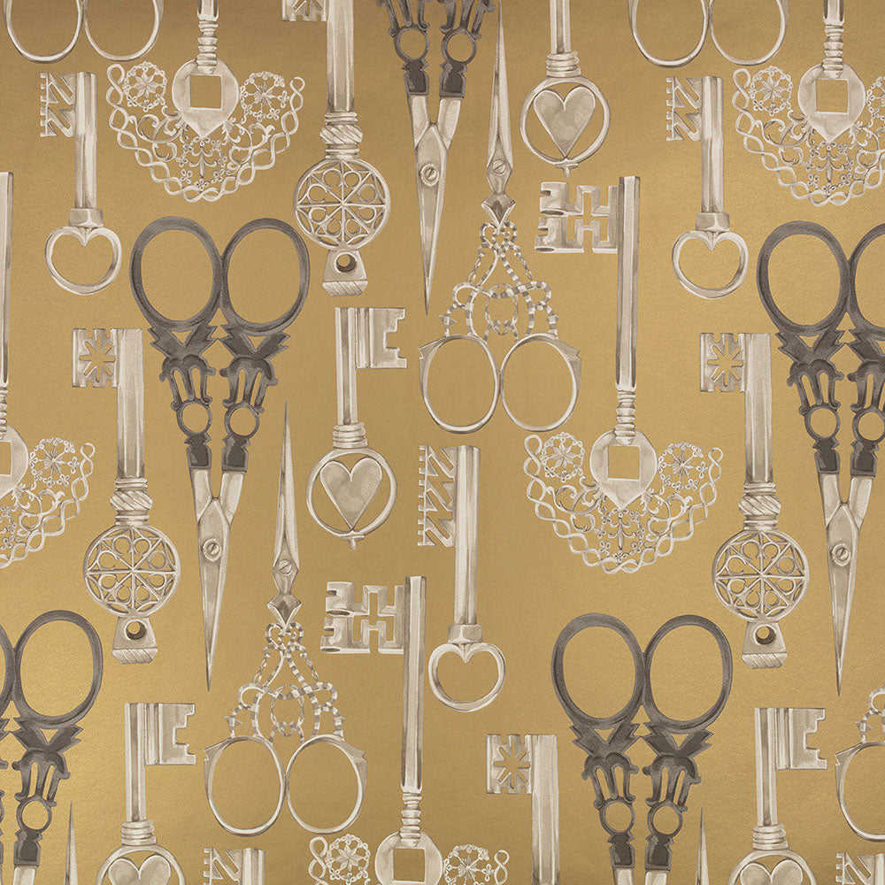 Romo Roxanne Wallpaper | Vintage Gold | W451/04