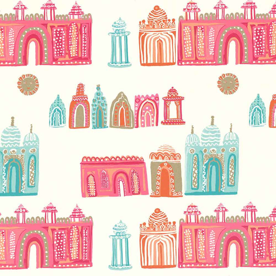 Pink City Wallpaper by Villa Nova - W570/01 | Modern 2 Interiors