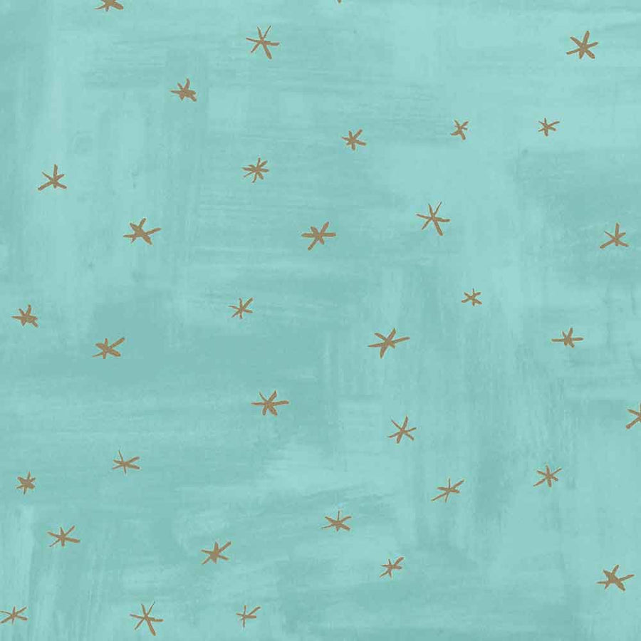 Twinkle Twinkle Turquoise Wallpaper by Villa Nova - W581/01 | Modern 2 Interiors