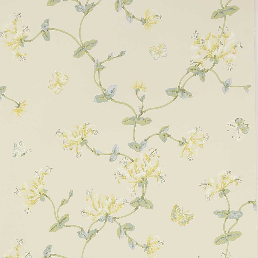 Colefax & Fowler Honeysuckle Garden Wallpaper | Lime | W7002-04