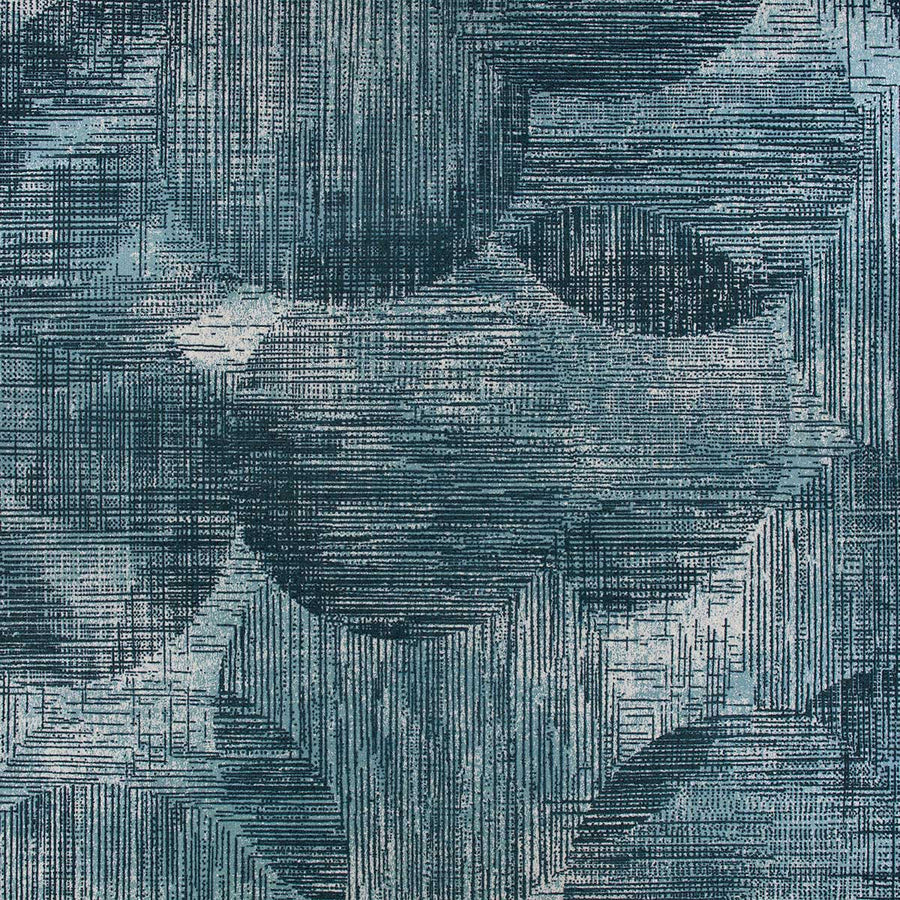 Otoko Flock Viridian Wallpaper by Black Edition - W932/03 | Modern 2 Interiors