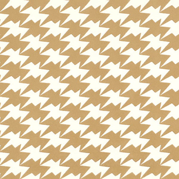 Zig Zag Birds Gold Wallpaper by Kirkby Design - WK810/09 | Modern 2 Interiors